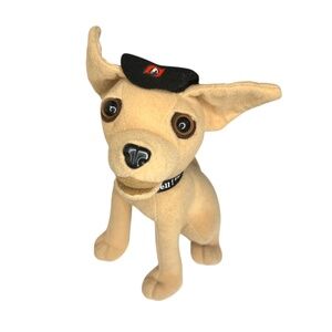 Vintage Taco Bell Yo Quiero Beret Talking Chihuahua Plush Toy Dog Applause